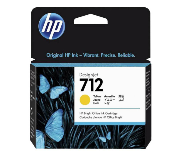 HP 712 yellow 29ml - 633450 - zdjęcie